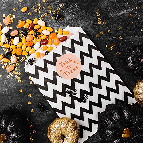 Halloween Sticker Assortment / 500 Spooky Stamp Style Labels/Six Alternating Designs #TOP4