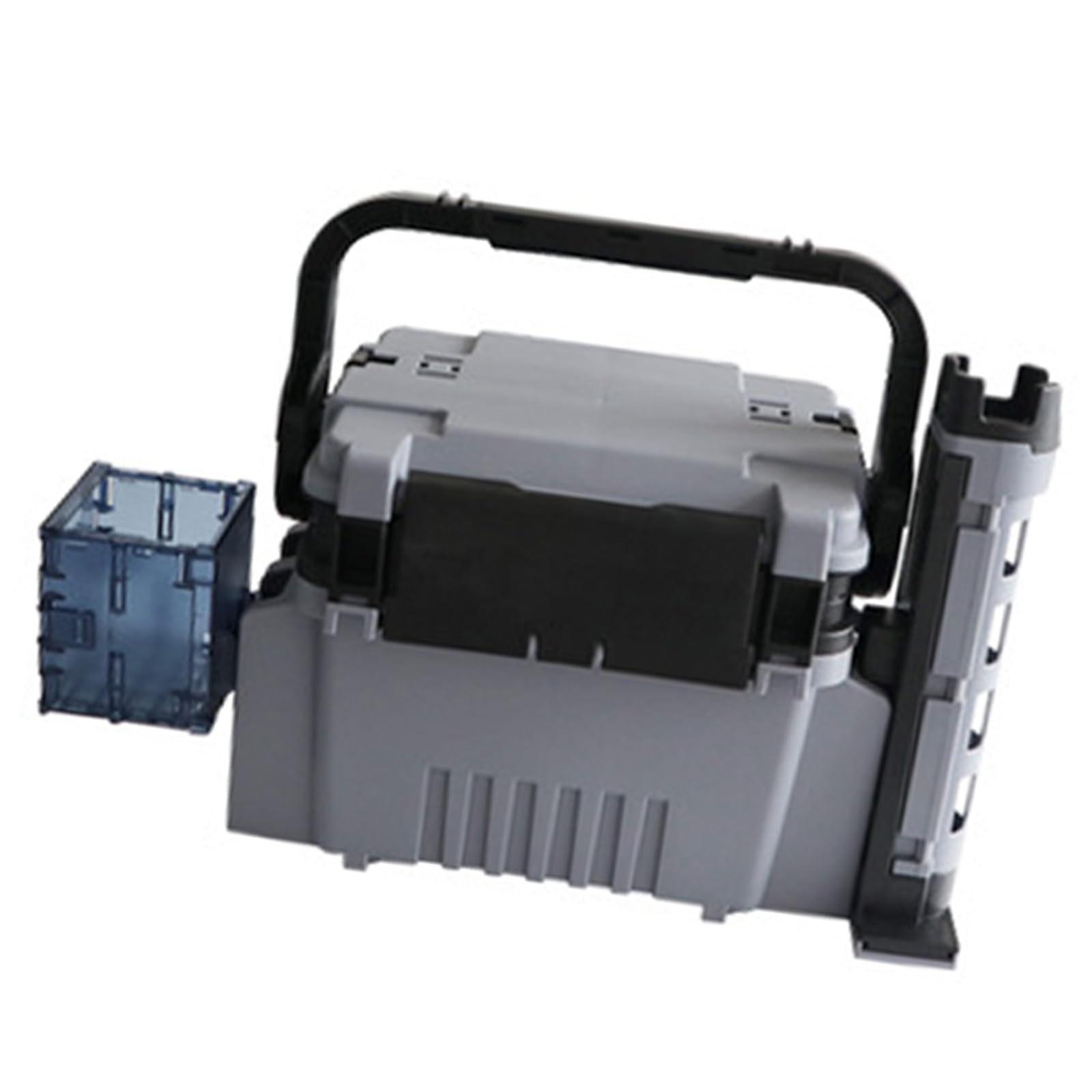 Caja de almacenamiento de pesca multicapa reforzada para señuelos, cebos, anzuelos, aparejos, contenedor de herramientas con asa, organizadores para contenedor de accesorios