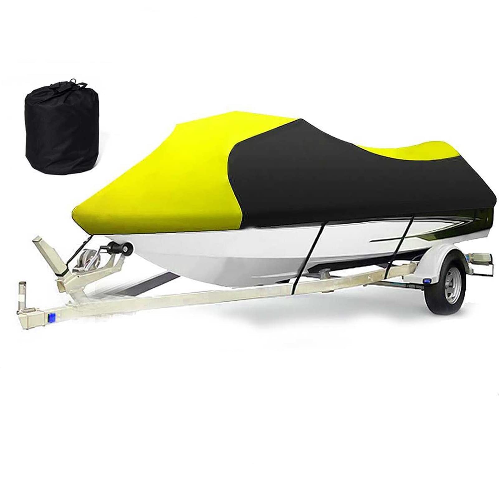 Jetski-Abdeckung Wasserdicht – 600D Polyester, UV-Schutz, Mit Reißverschluss, Für 294,6–317,5 Cm (2-Sitzer)