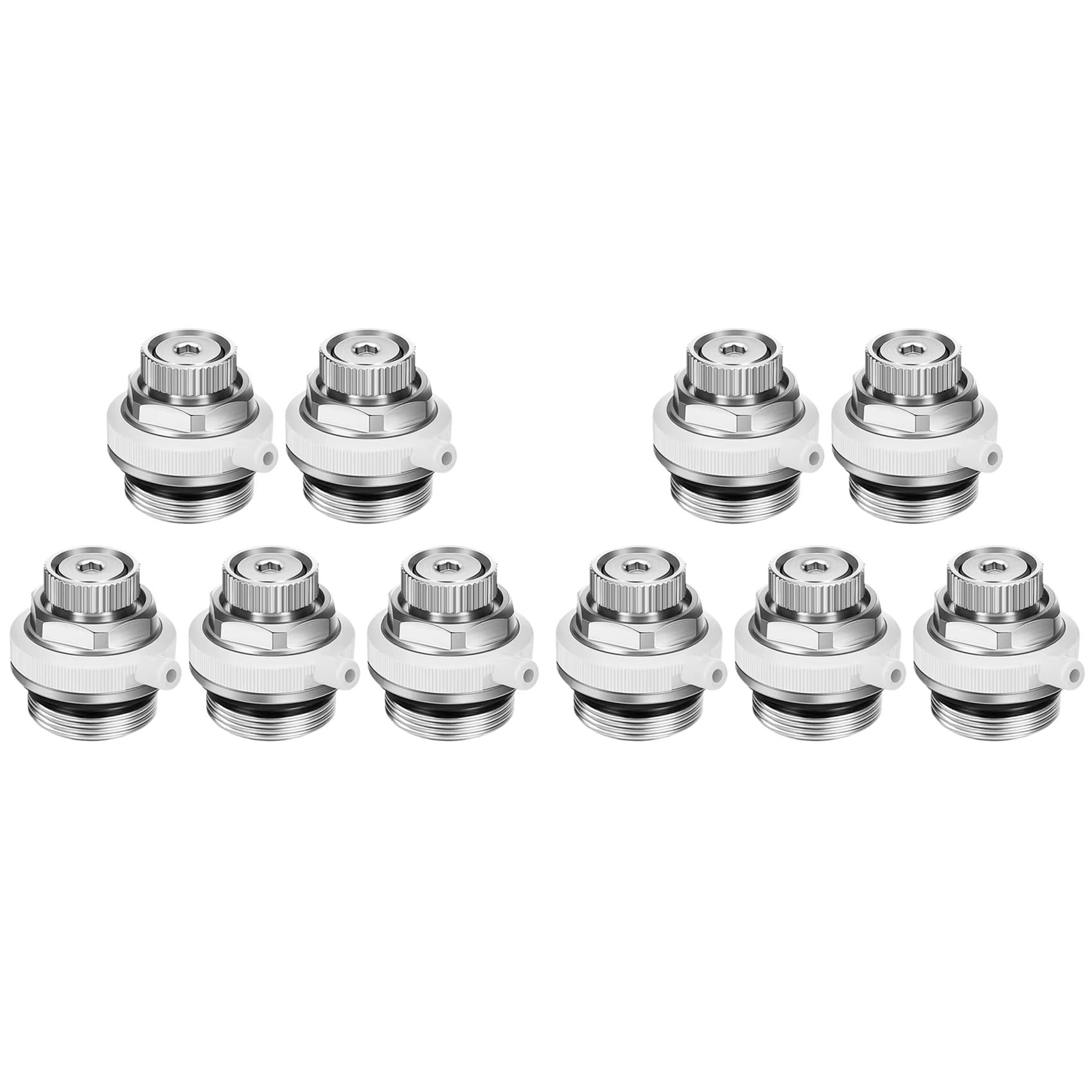 10x Valvola Scarico del Radiatore In Rame Valvola Scarico Riscaldamento Completamente Automatica 1/2 Pollice Valvola Sfiato 'Aria - Valvola di Scarico Completamente Automatica