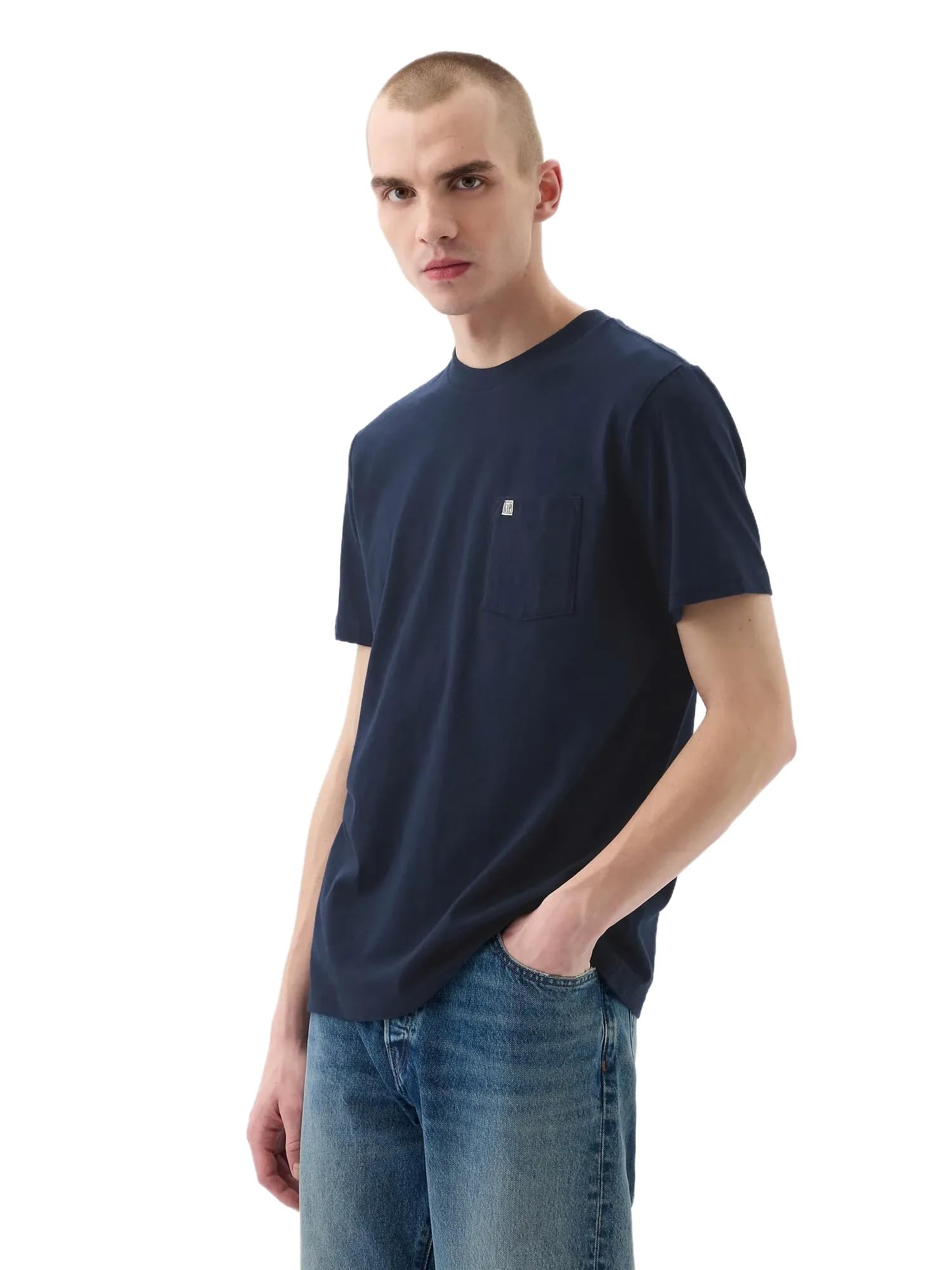GAP Pocket Tee Maglietta Tascabile Uomo (Pacco da 1)