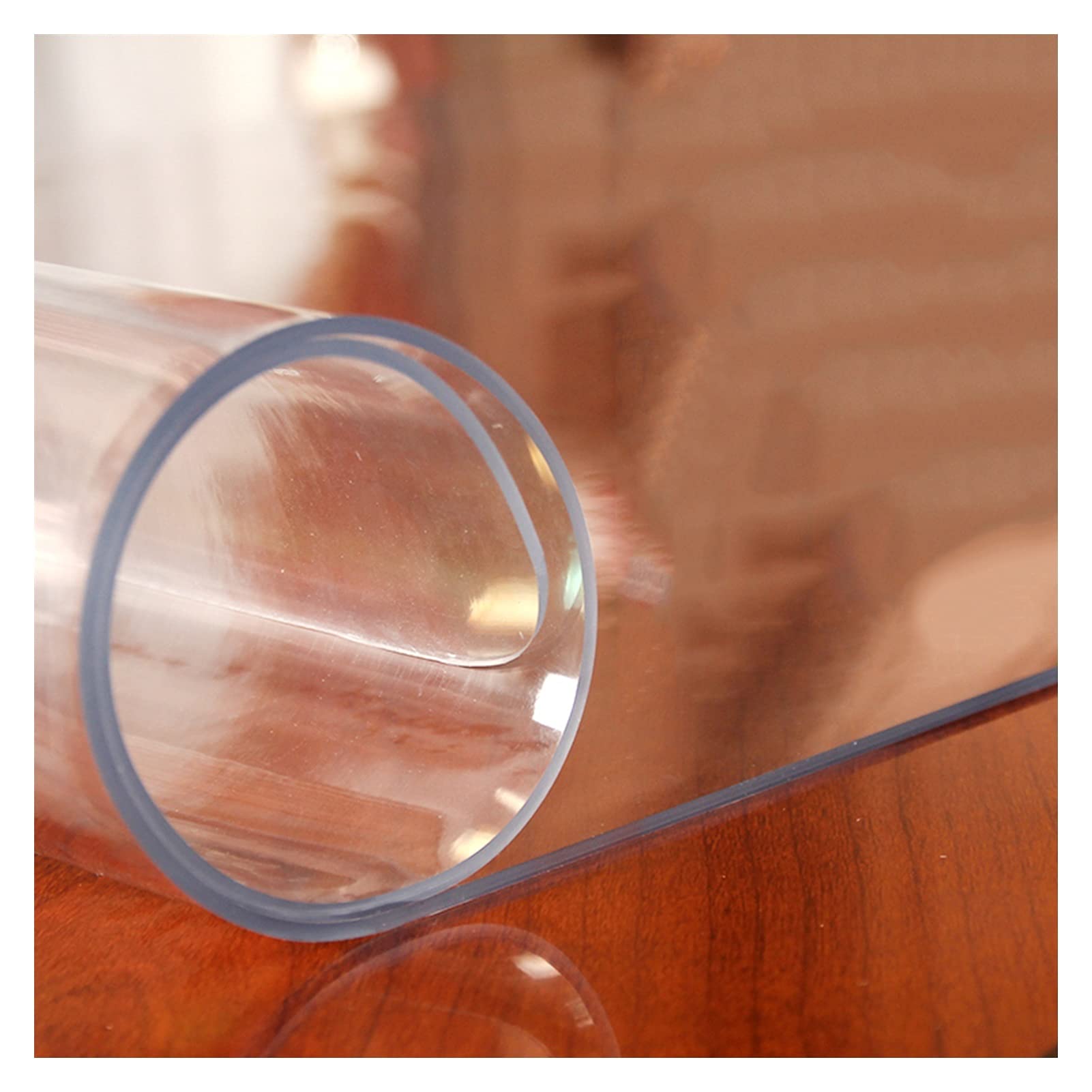 Tapete transparente para silla, antidesgarros, impermeable, antideslizante, protector de suelo (1,5 mm, 70 x 130 cm) para el hogar y la oficina