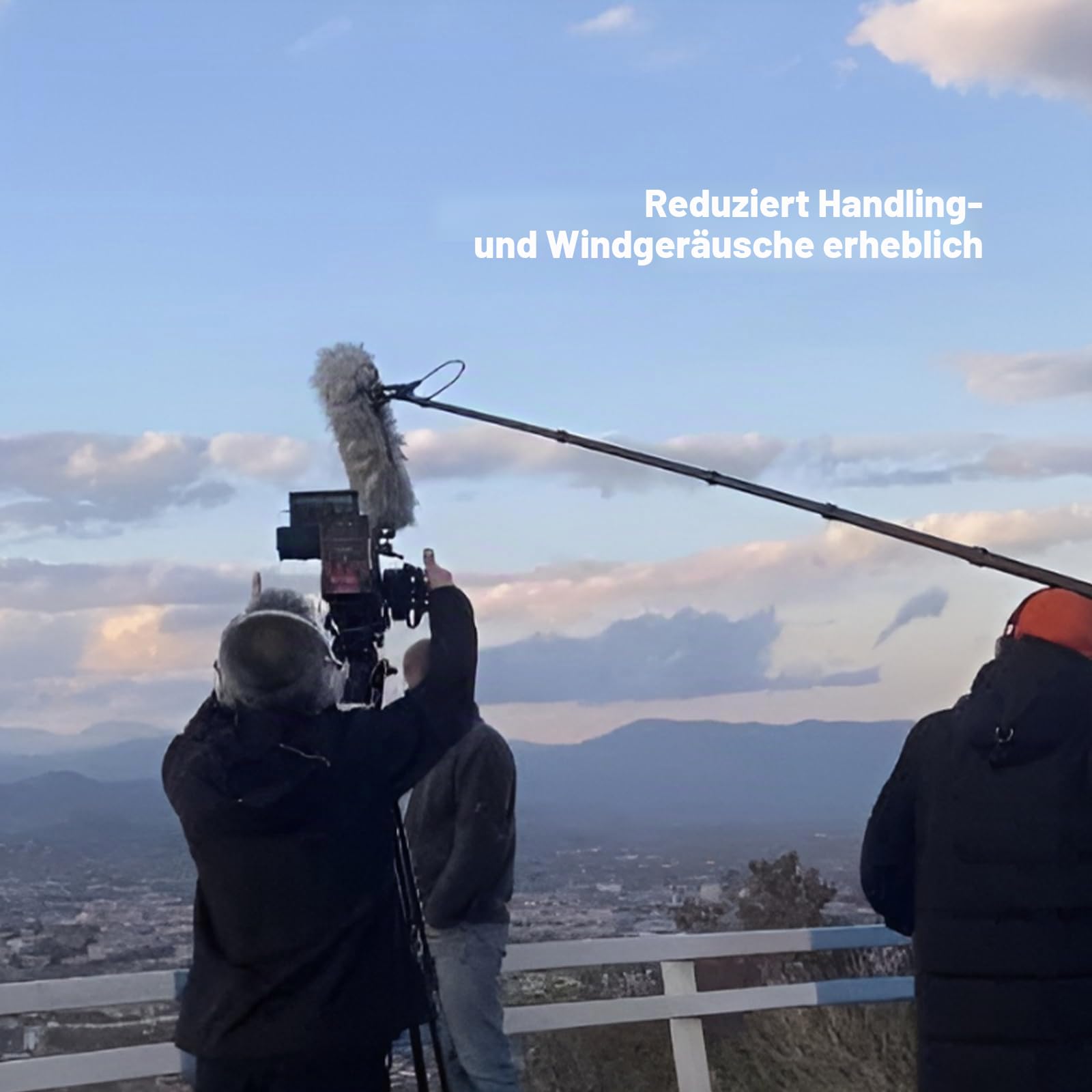MICOLIVE-SE Mikrofon-Windschutz Blimp-System | Windschutz Korb und verbesserte Stoßdämpferhalterung Aufhängung für RODE Shotgun und Ähnliche Mikrofone