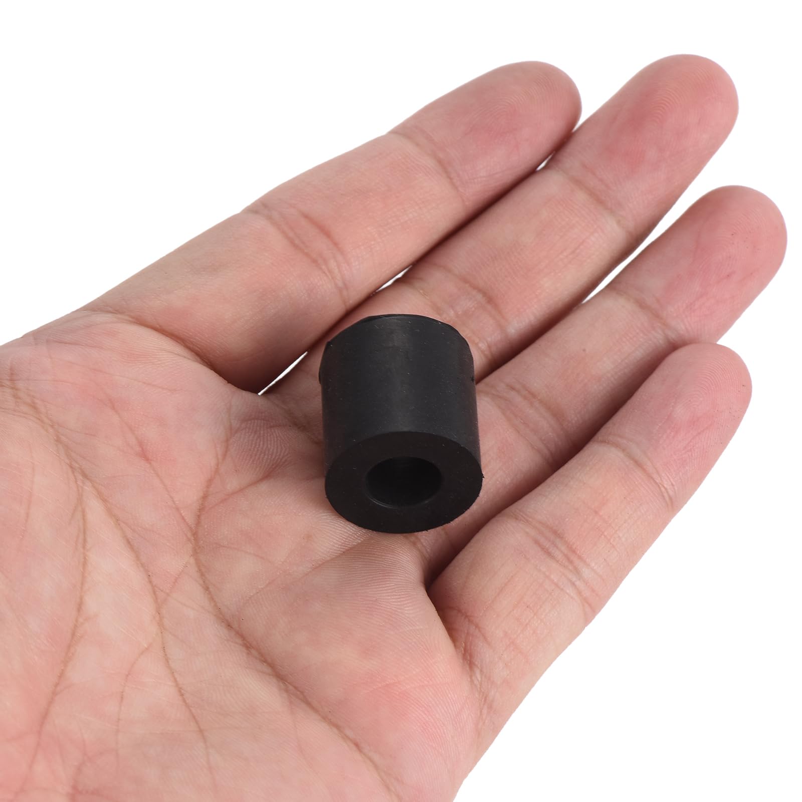 PATIKIL 50 Pcs Arandelas De Goma Planas 0.39" DI 0.79" DE 0.79" Espesor Junta De Espaciador De Goma Para Sellado Para Tornillos Grifos Tuberías Fontanería, Negro