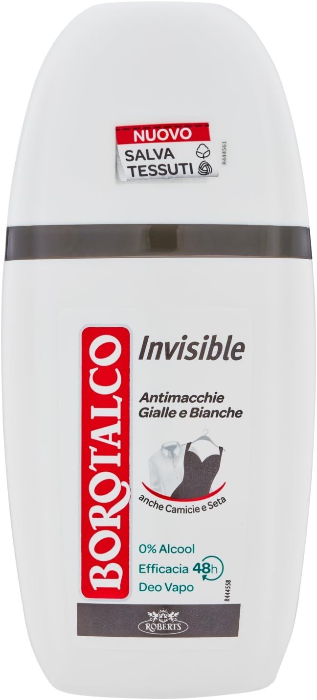 Borotalco - Invisible, Yellow and White Stain - 75 ml