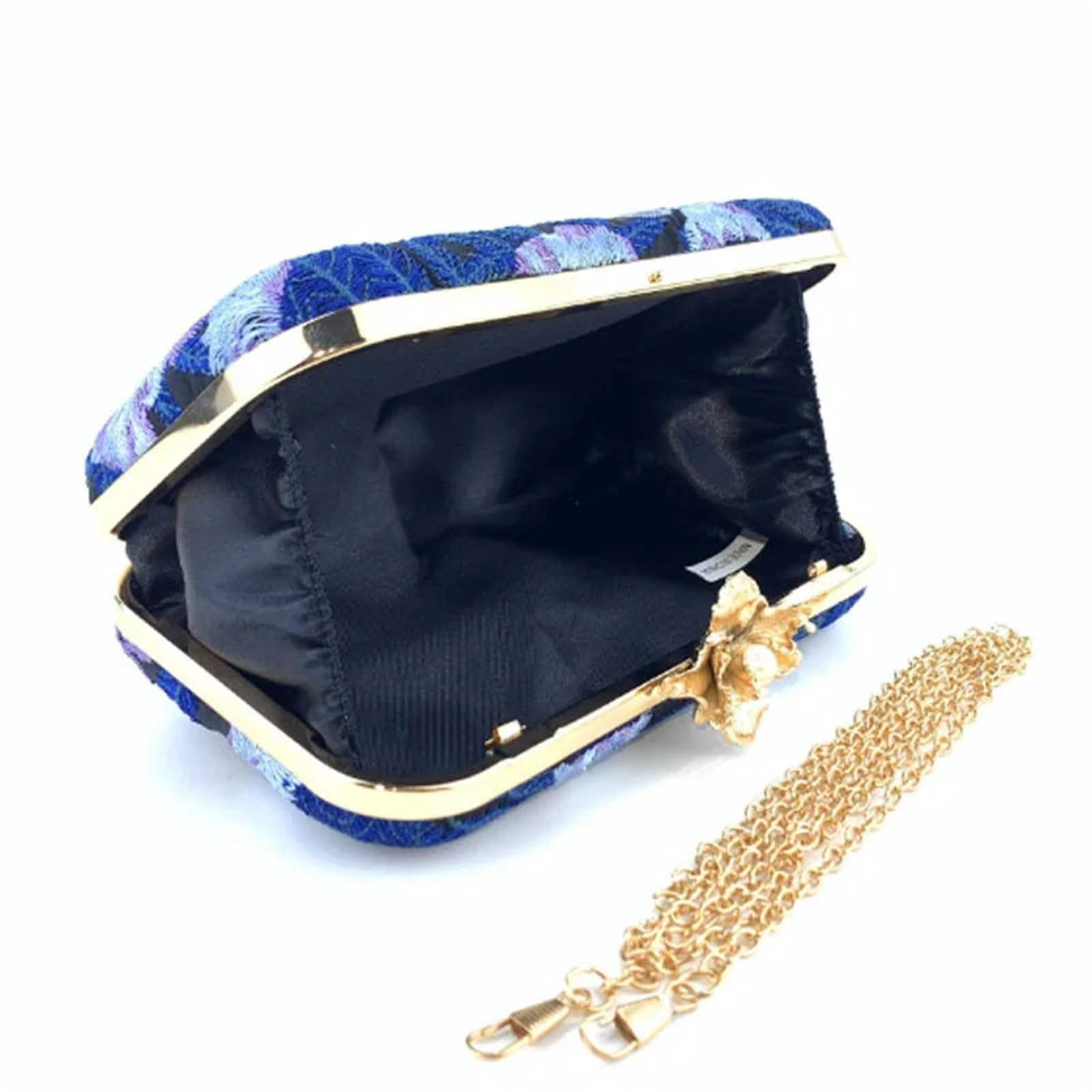 Bestickte Clutch Handgemachte bestickte Damentasche Perlen Abendtasche Damen Handtasche Vintage Schultertasche FüR Hochzeits Party Und Geschenke