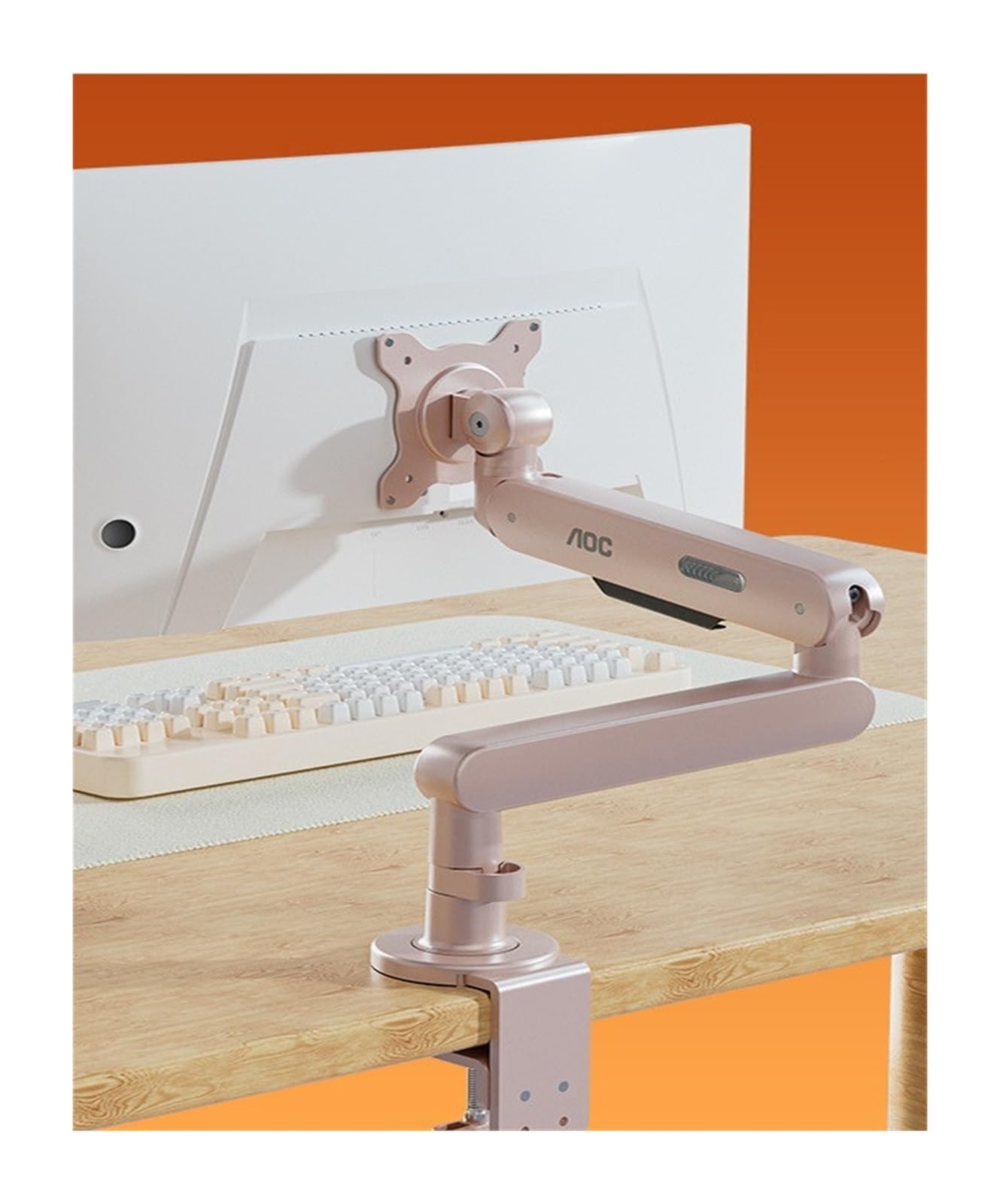 Supporto for montaggio su morsetto da tavolo con braccio singolo for monitor