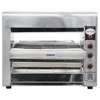 Omcan 11387 14 Inch Wide Conveyor Belt Adjustable Heat and