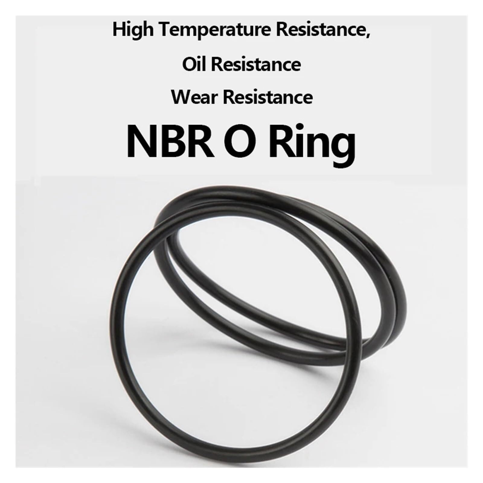 Rondelle d'étanchéité 5,3 mm 7 mm ID 86 mm - 550 mm, réparation de bague d'étanchéité en caoutchouc nitrile NBR, joint torique, raccords de quincaillerie de rondelle d'étanchéité (M500_5,3 mm),Matéri