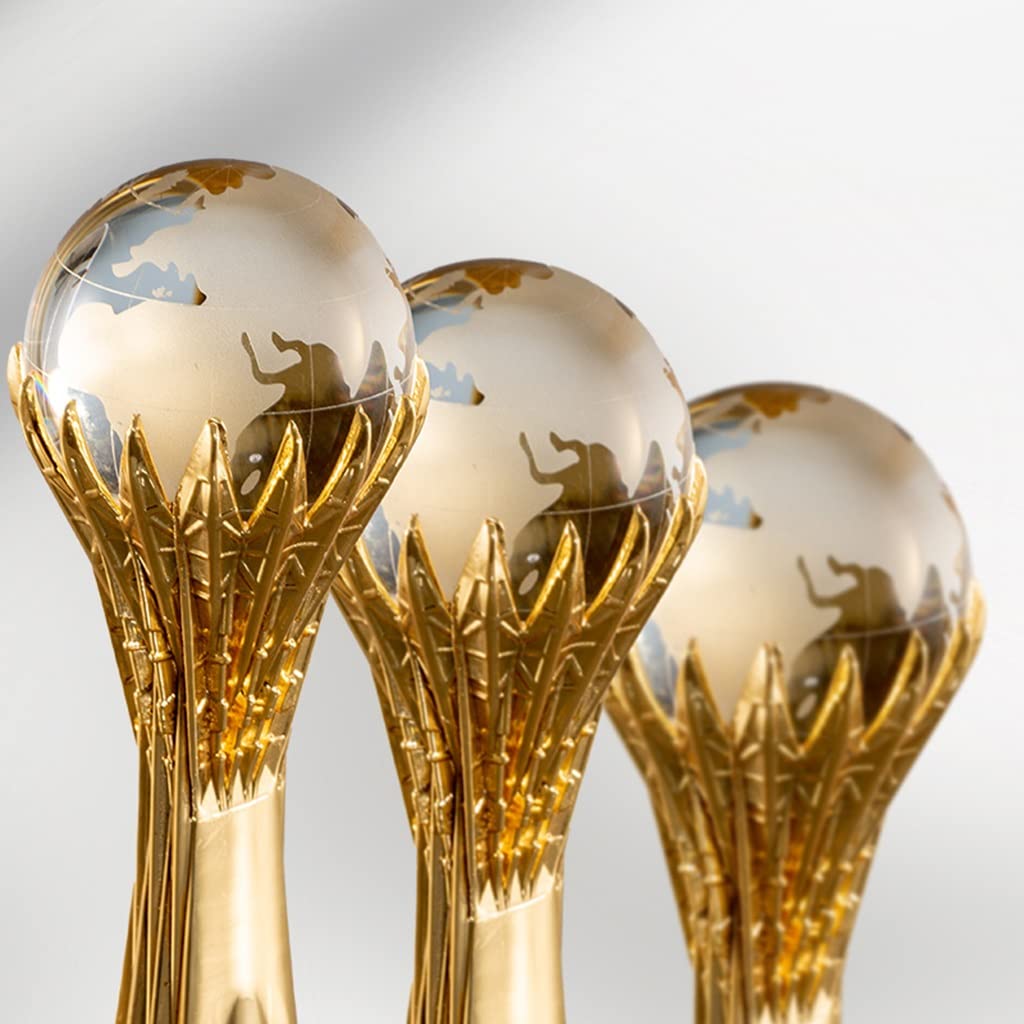 Pokale, Medaillen Auszeichnungen Goldmetallische Kristalltrophäe Meistertrophäe des Sportwettbewerbs Gravur Trophäe International Sports League Film Festival Award Trophäe Pokale