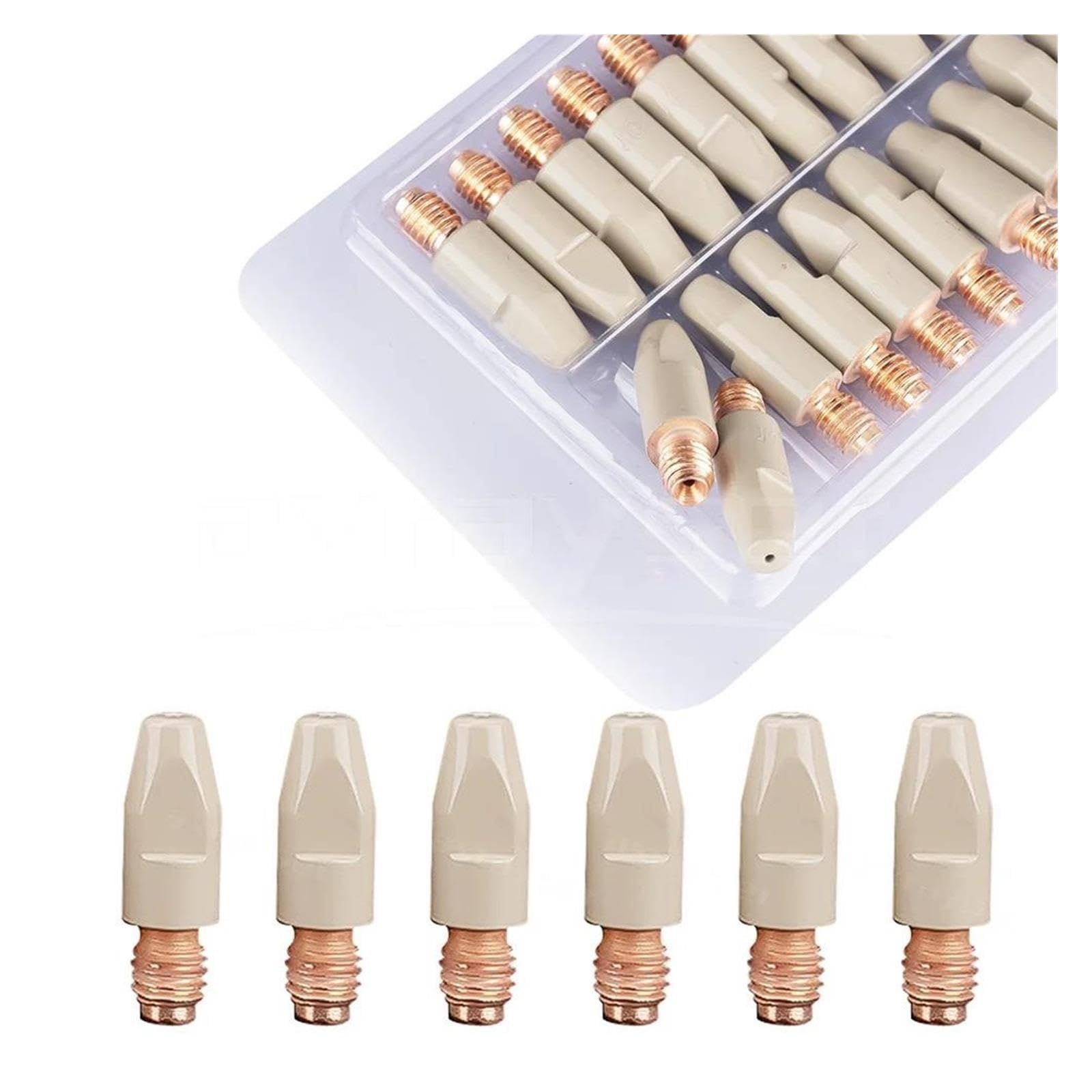 Ensembles de 0.8/1.0/1.2mm, Support de Pointe de buse à gaz for Torche MIG de 36KD MIG MAG(0.8mm,20 Pcs)