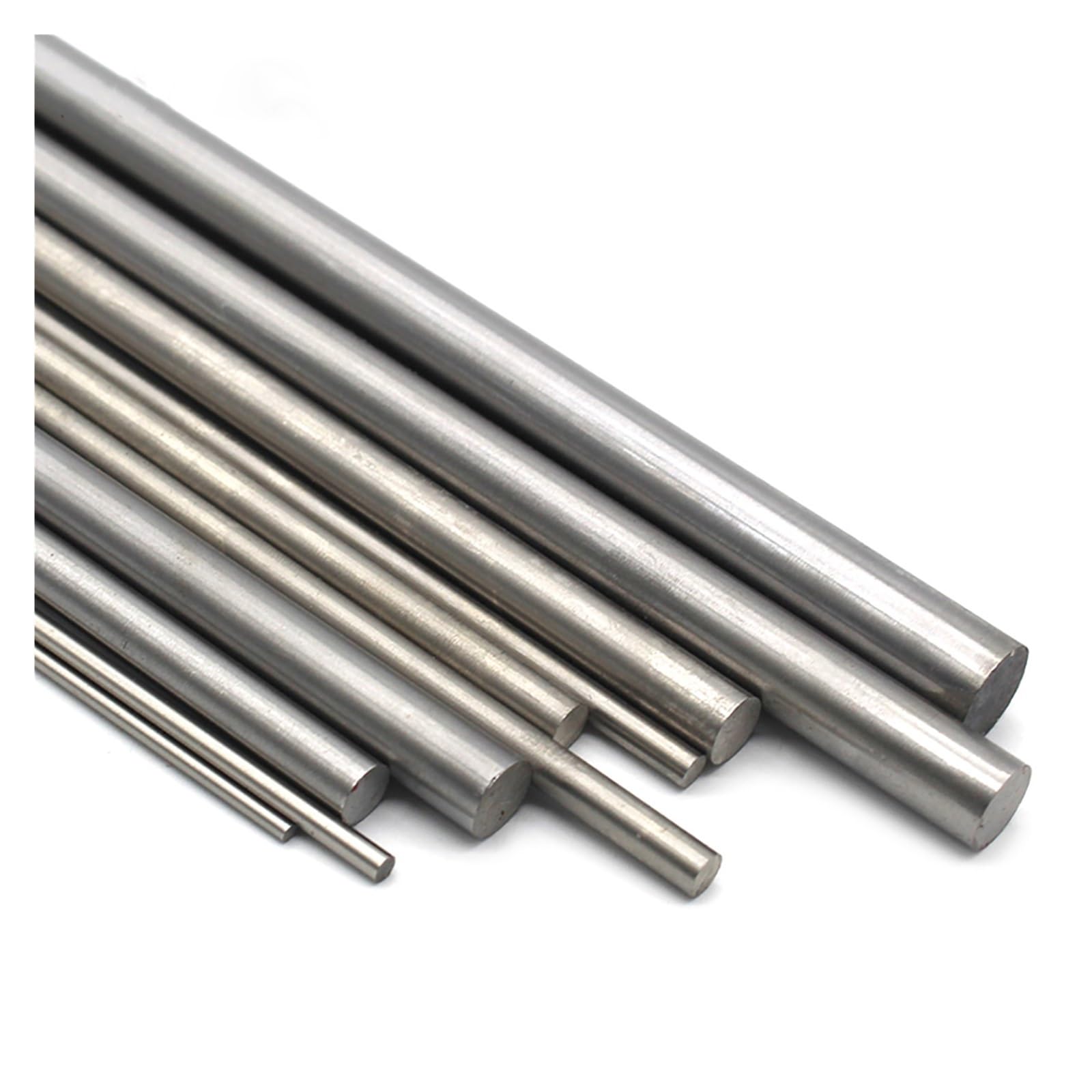 Metall-Rundstab, Stahlstange, DIY-Achsenbau-Modellmaterial(8mmx250mm,5pcs)