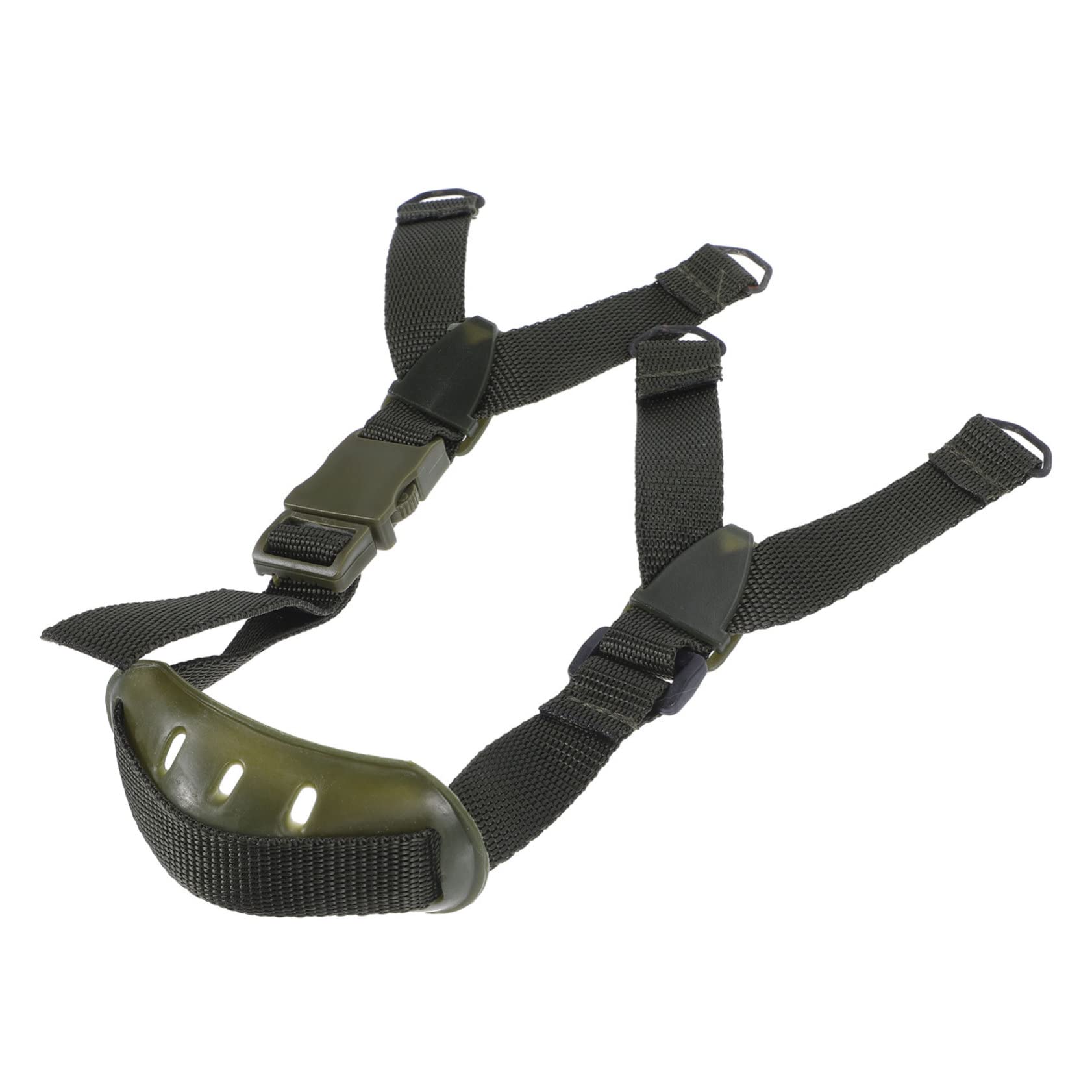 NUOBESTY Helm Kinnriemen Für Schutzhelmgurt Sicherheitshut Kinnriemen Professionelles Riemen Schutzhelmriemenverlängerung Bequemer Kinnriemen Hutband Hart Plastik Olive Green