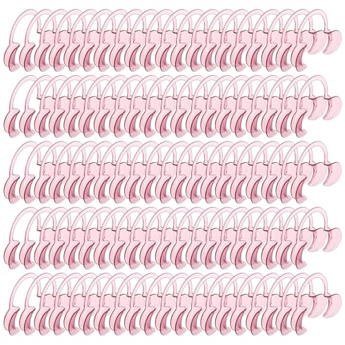 Zhengmy 100 Pcs C-Shape Dental Mouth Opener Cheek Retractor, Light Pink