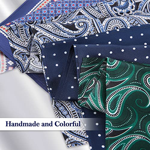 Image of DAISYSILK Pocket Squares for Men, 100% Mulberry Silk Pocket Square, Luxury Men's Pocket Square for Suits & Tuxedos