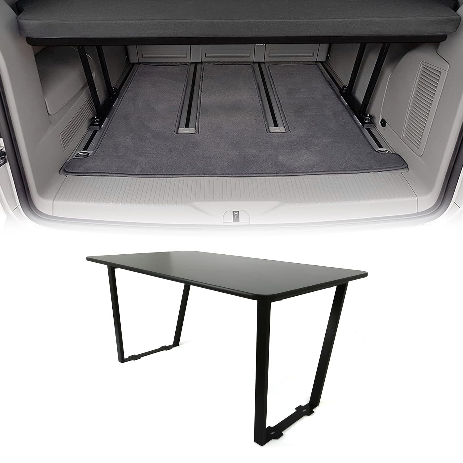 OMAC Multiflexboard Bettverlängerung kompatibel mit Ford Tourneo Custom V710 2023-2026 3tlg