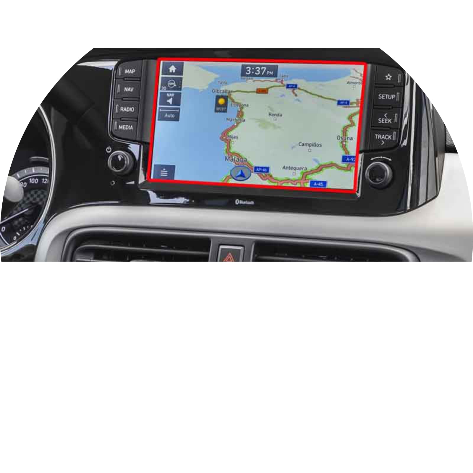Film en verre trempé pour Hyundai Grand i10 2020-2021 | Protection écran GPS auto