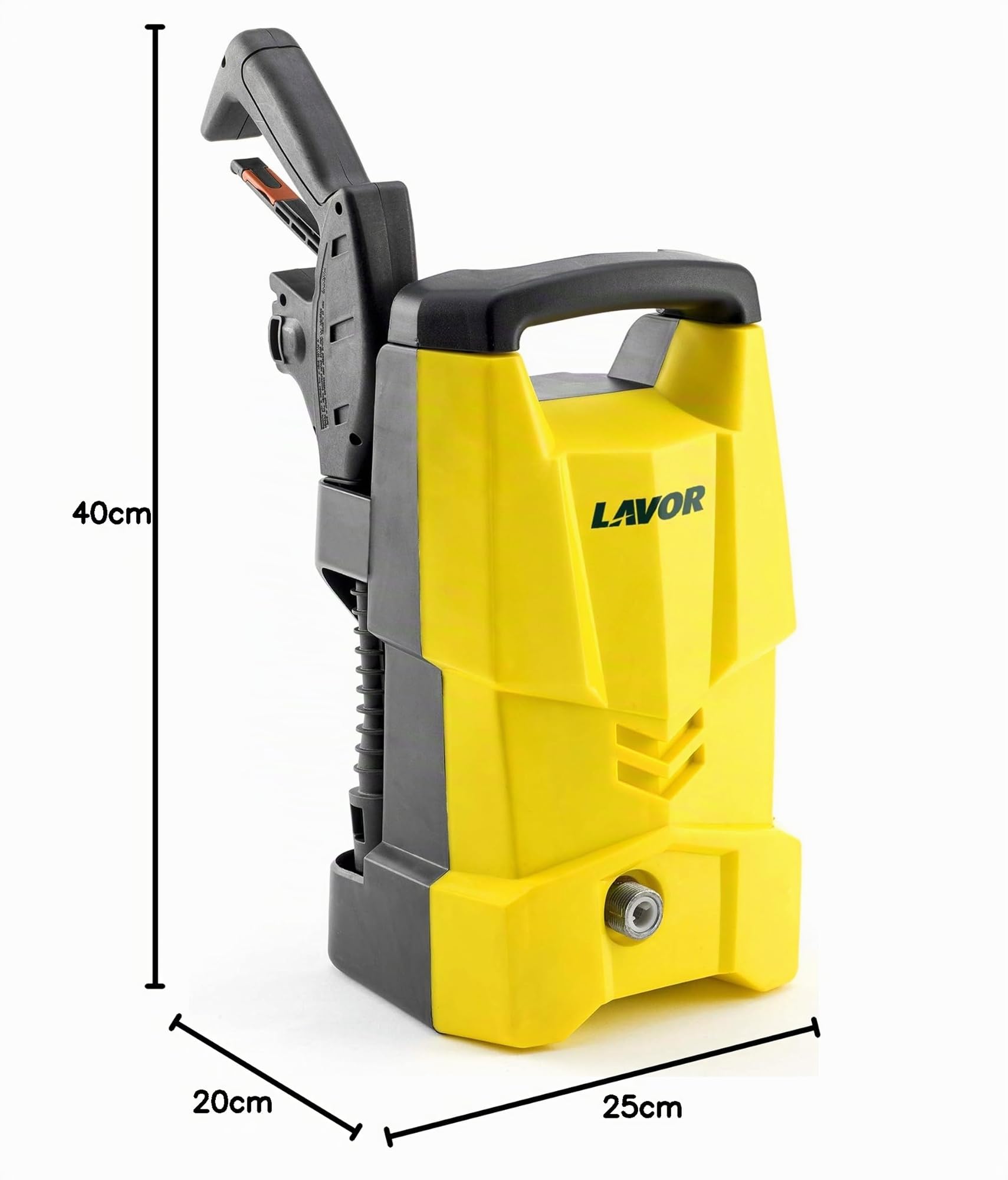 Lavor Idropulitrice One 120 ad Acqua Fredda, Max. 120 bar, Max. 330 litri/ora, 1700 W, Giallo