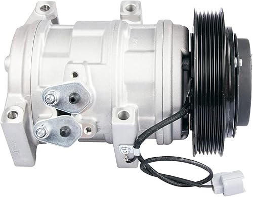 Miniatura 3 de Compresor de CA con compresor de aire acondicionado de embrague compatible con Honda Odyssey 2005-2007, Pilot 2005-2008, Ridgeline 2006-2008, Acura
