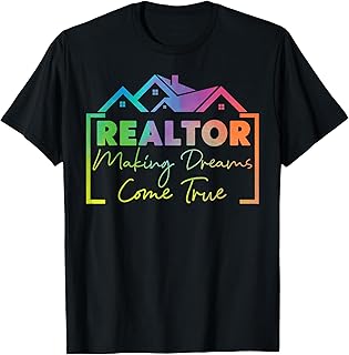 Realtor Making Dreams Come True Watercolor T-Shirt