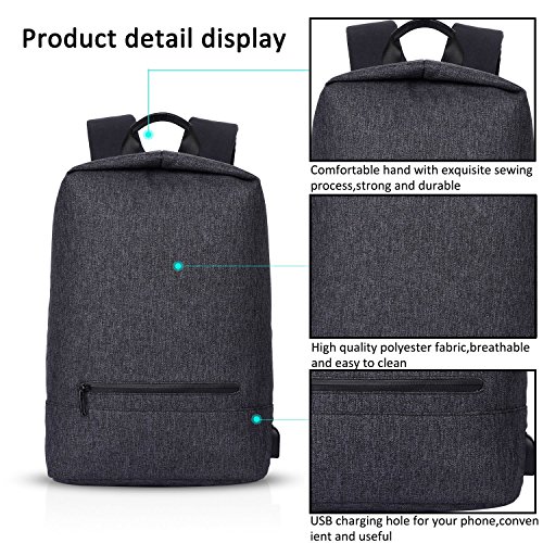 Zaino Porta Computer da 15,6  con USB Jack