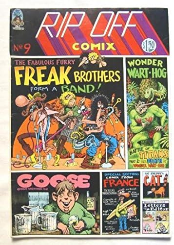 １９８１年 Rip Off Comix 9 中古アメコミ ロバート クラム系アンダーグランド コミック Mad Zap 通販 Amazon