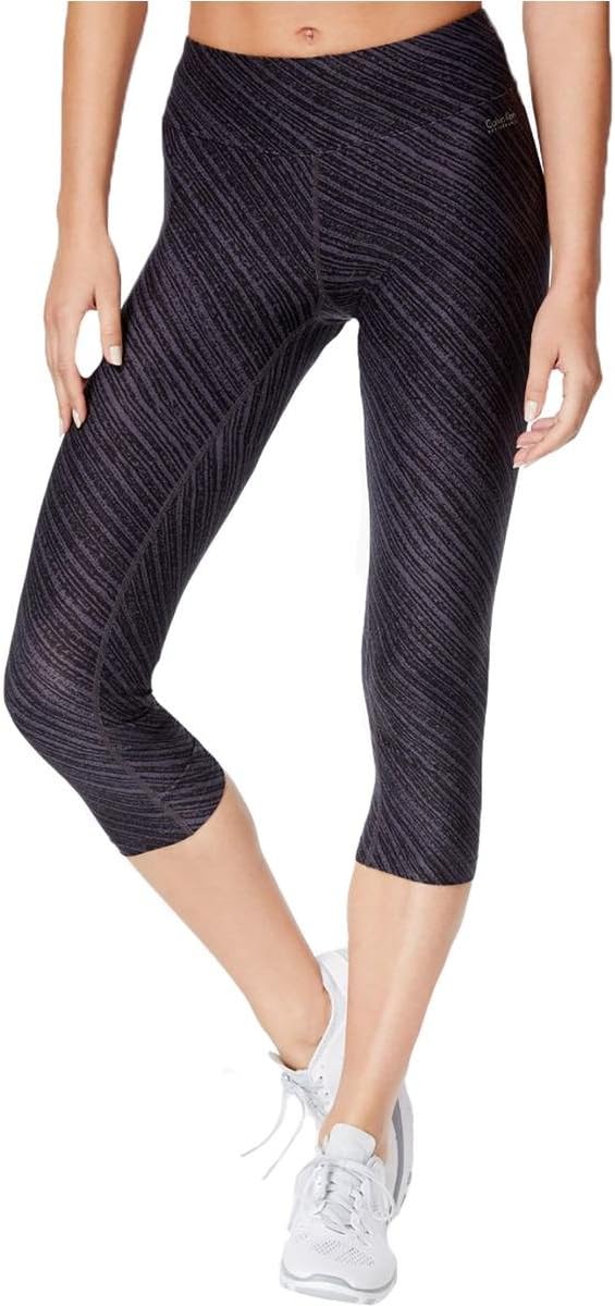 Women's Diagonal Ridges Print Crop Legging