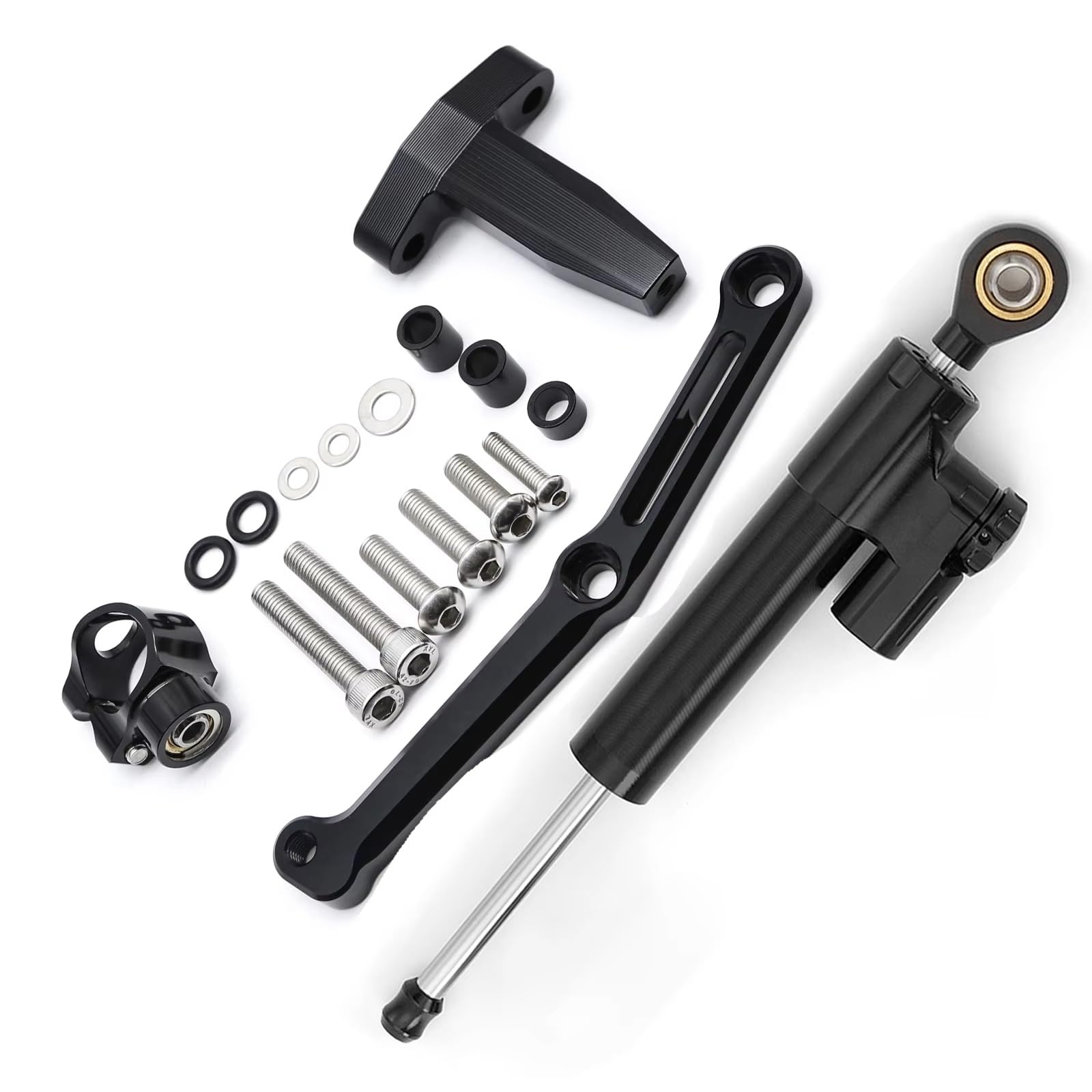 Amortiguador dirección Compatible con Benelli 752s 2023 2022 2021 2020 2019 Motocicletas Amortiguador De Dirección Estabilizador Amortiguadores Kit De Soporte Piezas Accesorios