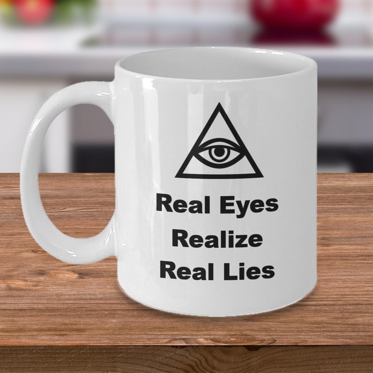 momimi Truther Movement Coffee Mug Real Eyes Realize Real
