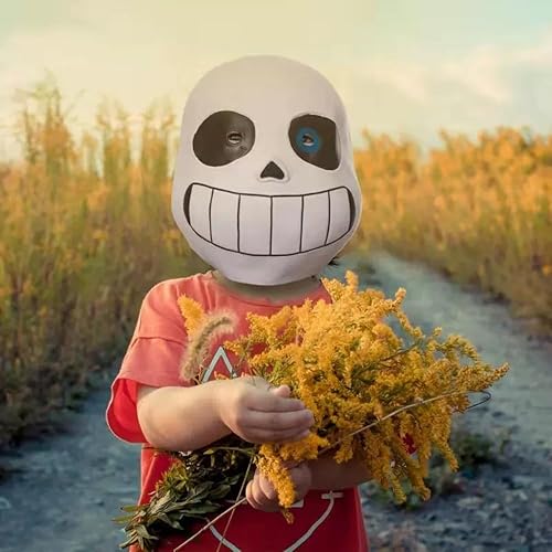 Miniatura 4 de Day Vacation Máscara de látex de lujo con capucha completa para Halloween, accesorio para disfraz de adultos y niños