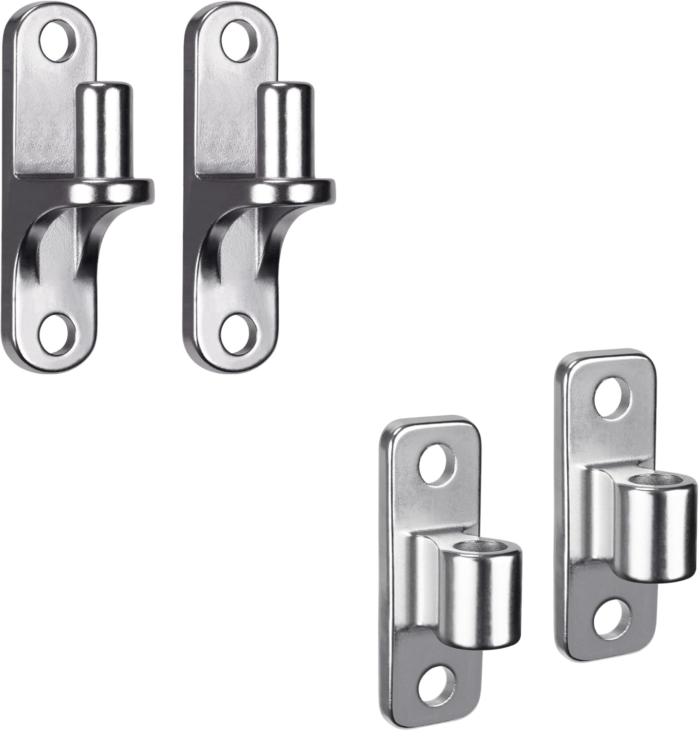 2pcs 304 Stainless Steel Gate Hinges Heavy Duty & Wall Mount Gate Hinge