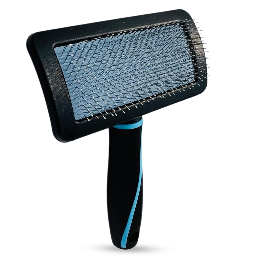 Richpet Slicker Dog Comb Brush Pet Grooming Brush for Daily Use, Great for Dogs and Cats with Medium Long Hair Dog Hair Deshedding Brush, Large (B0CNM7VXG7) Amazon Price History, Amazon Price Tracker