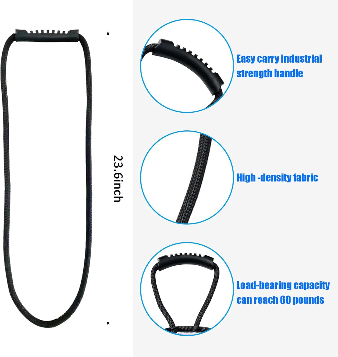 Heavy Duty Cable Storage Ties, Nylon Cable Organizer with Handle for Electrical Wires, Pipes, and Tubes, Durable Hanging Storage Strap