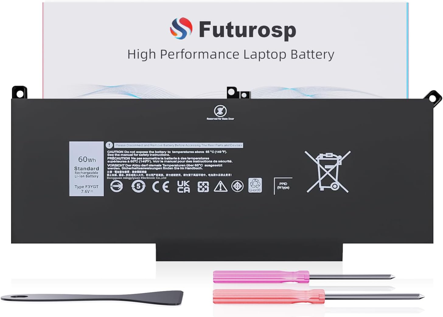 DJ1J0 Vs RSi F3YGT Laptop Battery For Dell Latitude 7000 7280 7290 13 7380 7390 E Notebook - Foto 8