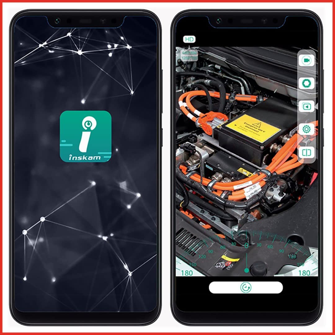 KS Tools 550.7560 Zestaw wideoskop wi-fi Ø 5,5 mm 0° sonda z kamerą przednią HD, 5-szt