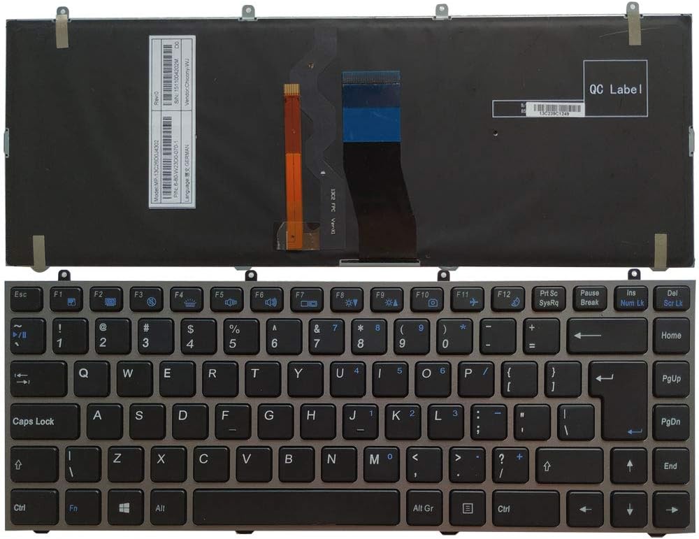 Laptop Replacement Keyboard Fit Hasee K350C K350S US Layout Big Enter Key