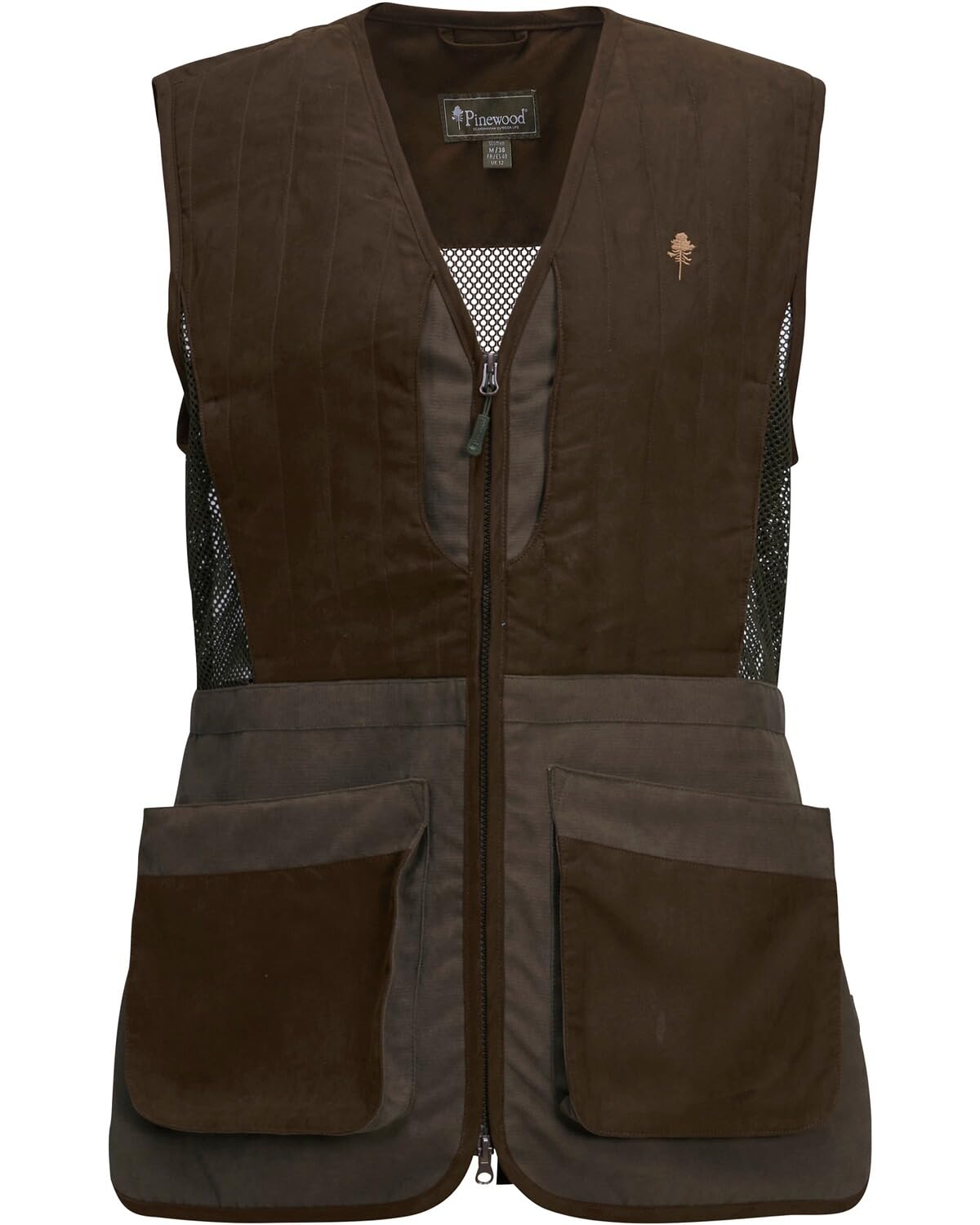 Pinewood Jagdweste Damen Suede Brown