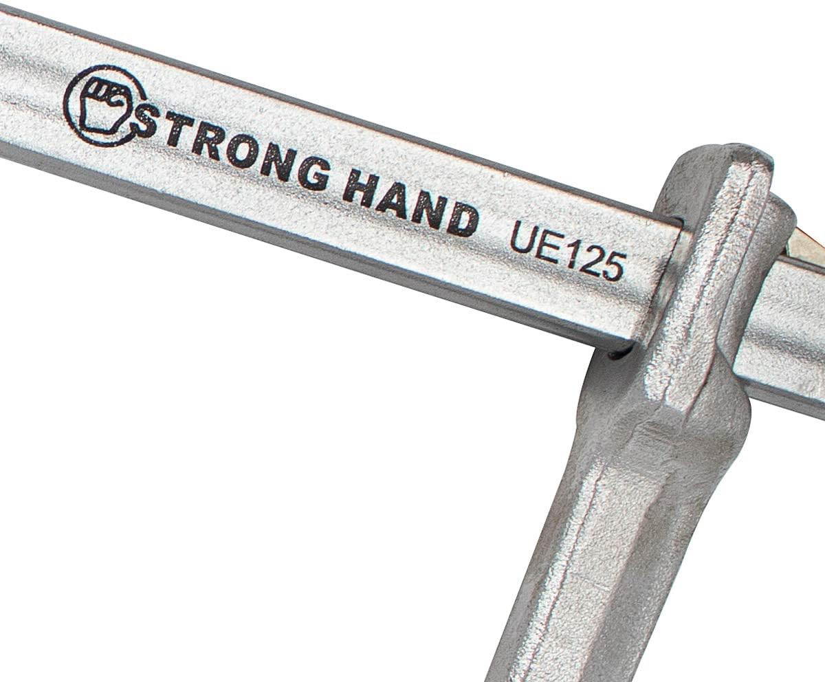 Strong Hand Tools Utility Bar Clamp, Light Duty, Capacity: 8-1/2″ (216 mm), Throat Depth: 4″, Clamping Pressure: 850 LBS (390 kg), Rail Size: 25/32 x 3/8″, UE85