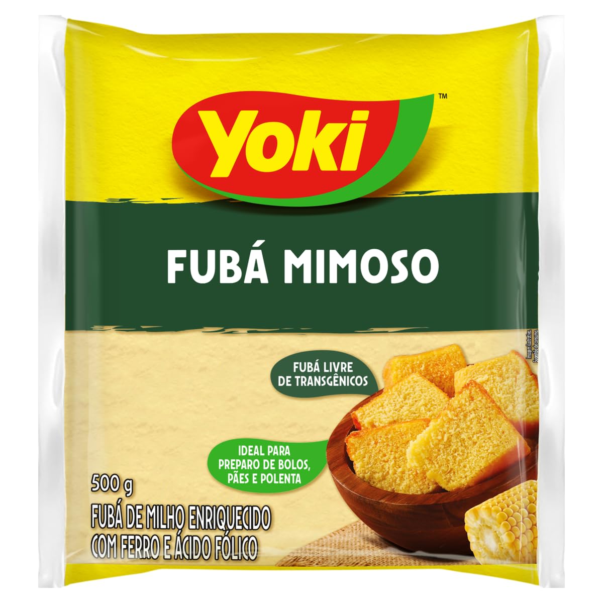 Yoki, Fuba de Maiz, Maize flour from Brazil, Extra Fine, 500 g