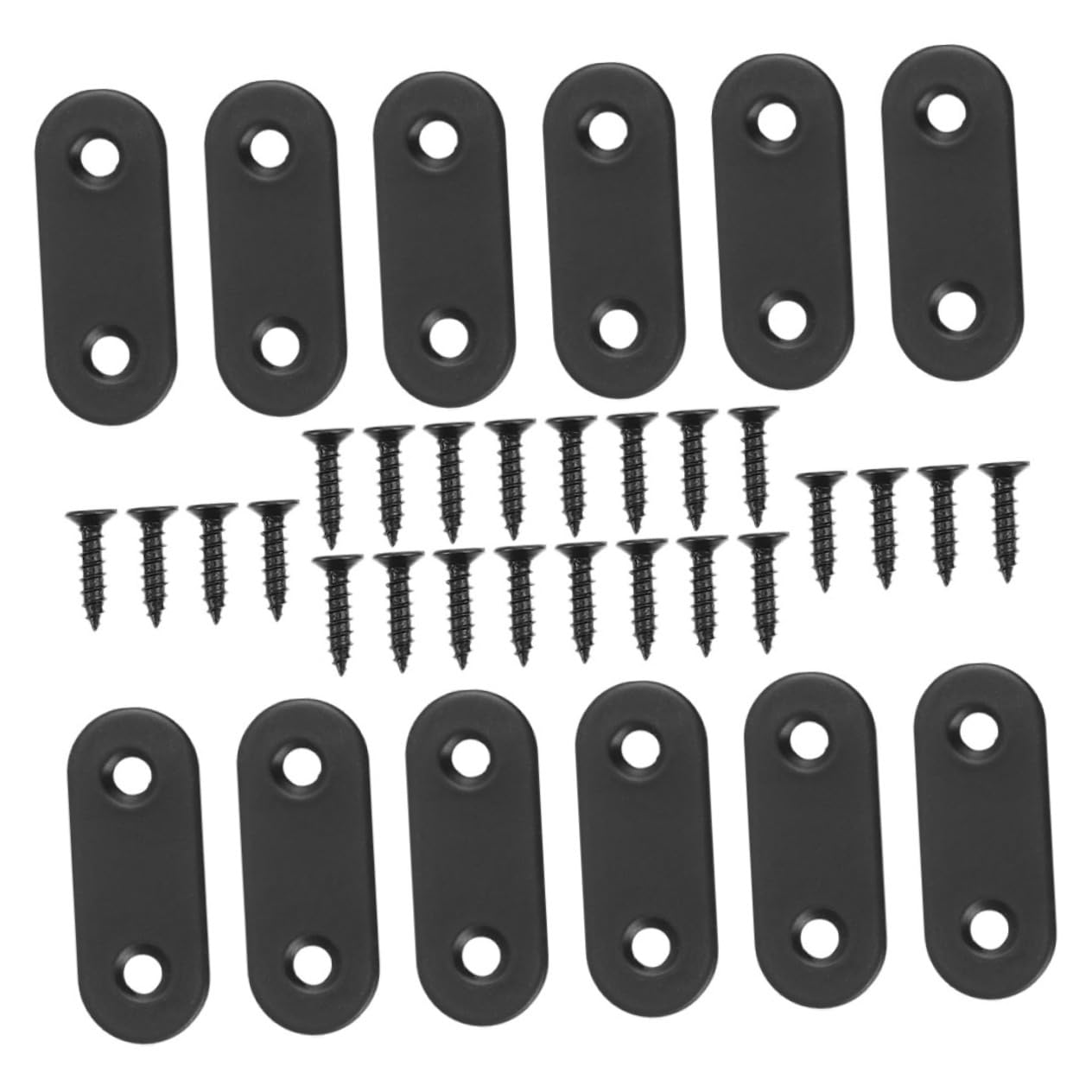 SOLUSTRE Stainless Steel Straight Bracket Flat Brackets for Wood Shelves Reinforcement