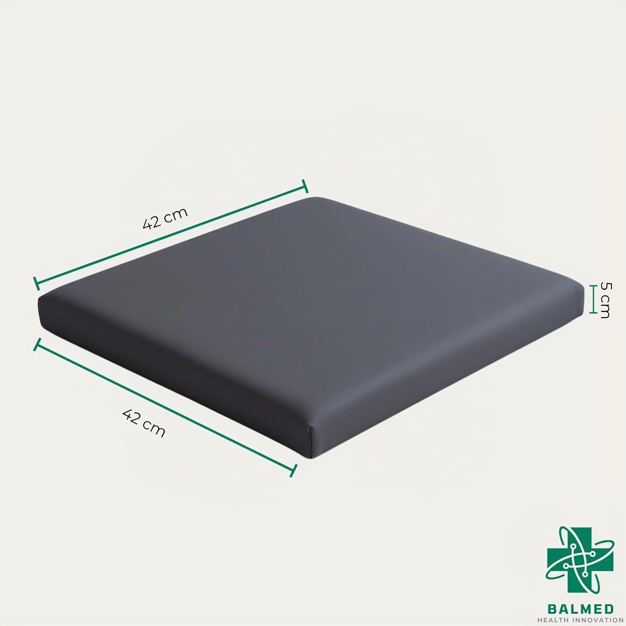 Cojin Antiescaras - Ortopédico para Silla de Ruedas - Alivio de Presión - Gel SAP 62% + 28% Viscoelastica - Ideal para Hemorroides, Úlceras y Postoperatorios - Producto Certificado por la AEMPS