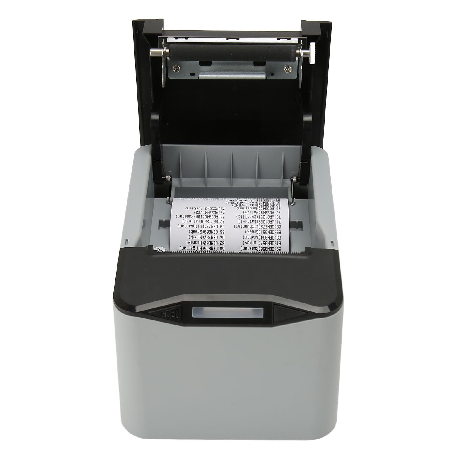 Jectse Bondrucker, 80 Mm, Wandmontage, 100–240 V, USB, LAN, Serielle Anschlüsse, Automatisches Schneiden, POS-Drucker für für POS-System (EU-Stecker)
