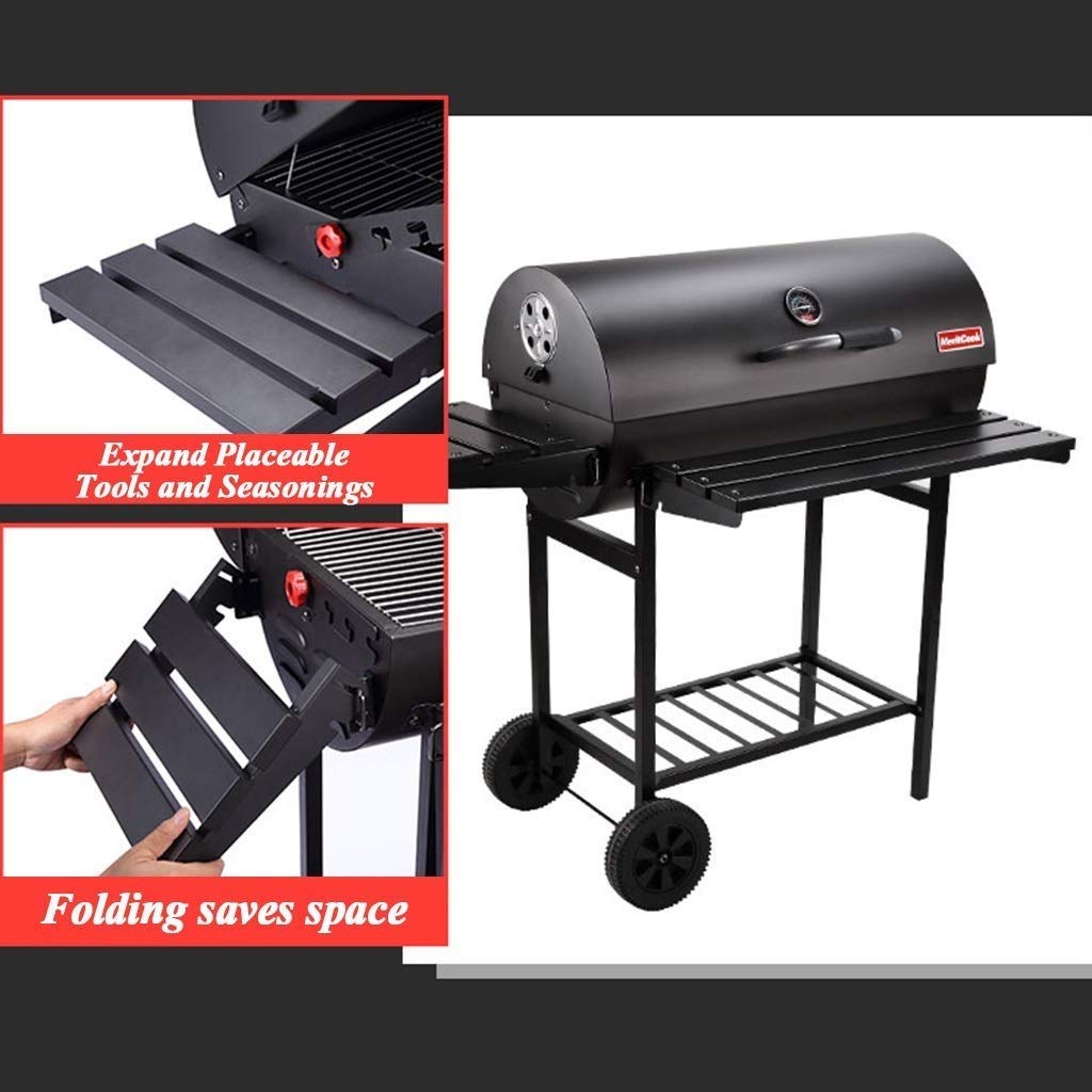 Barbacoa Parrilla Parrillas Barbacoa De Carbón Horno Doméstico Horno De Carbón Salvaje Portátil Barbacoa Ahumada Americana Parrilla Multifunción Patio Herramienta De Barbacoa Al Aire Libre (