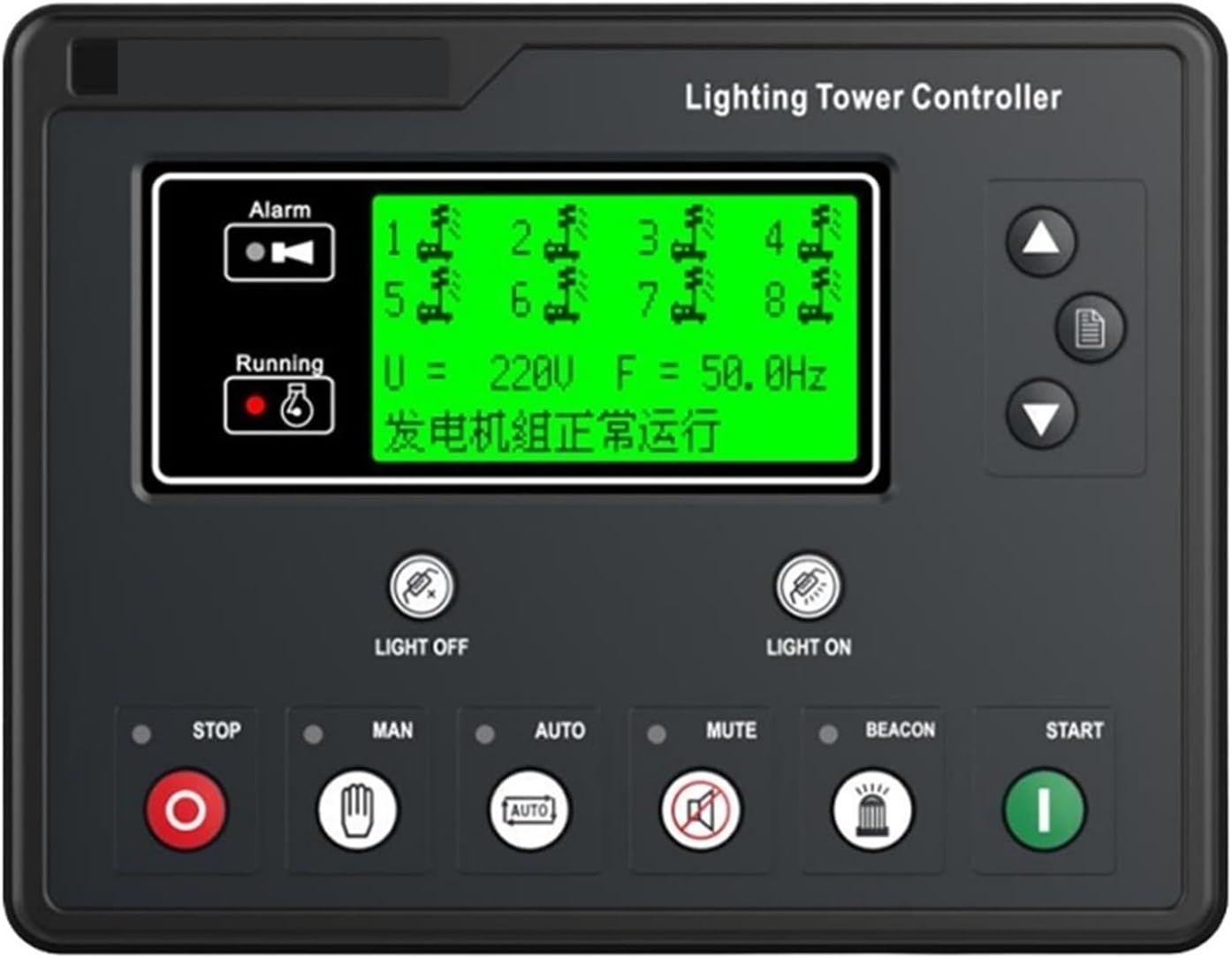 ALC704 ALC708 Controller Yower Units Generator Remote Start Stop Monitor Control Panel 1Pcs(ALC704)