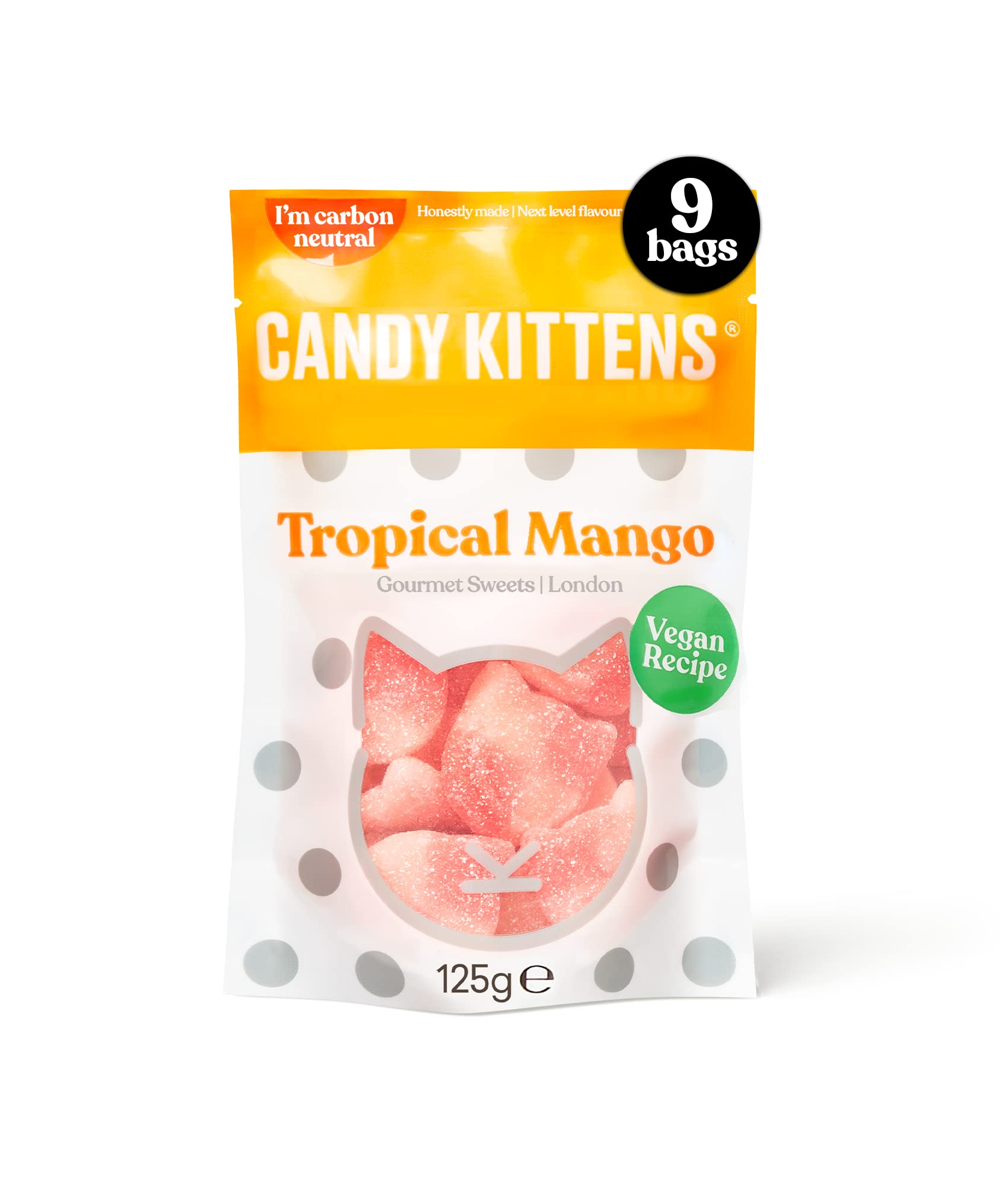 Buy Candy Kittens TROPICAL MANGO Vegan Sweets, Packed With Fruit Juice