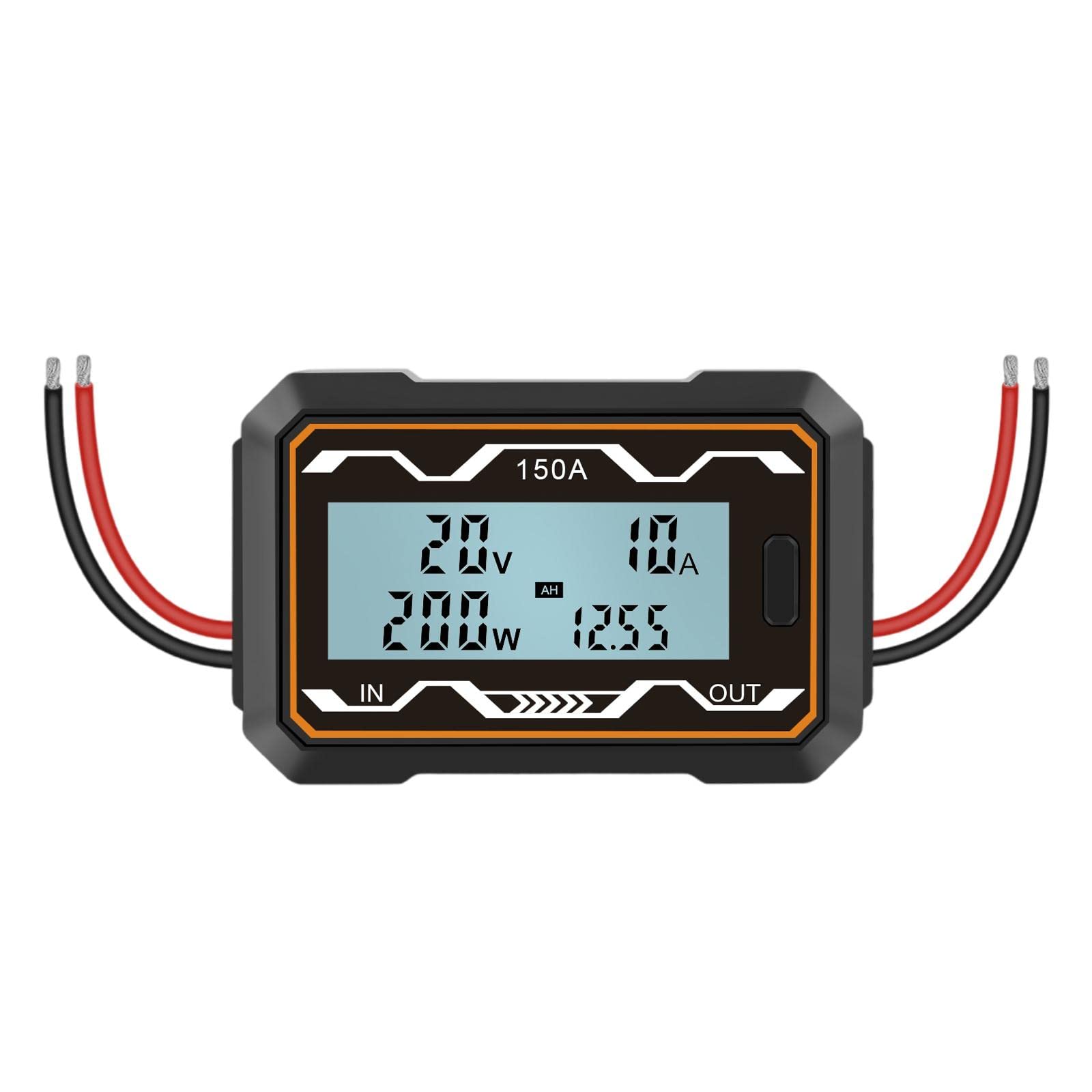 Neaxgeandx 150A High Precision Watt Meter Multifunctional Tester Power Consumption Meter
