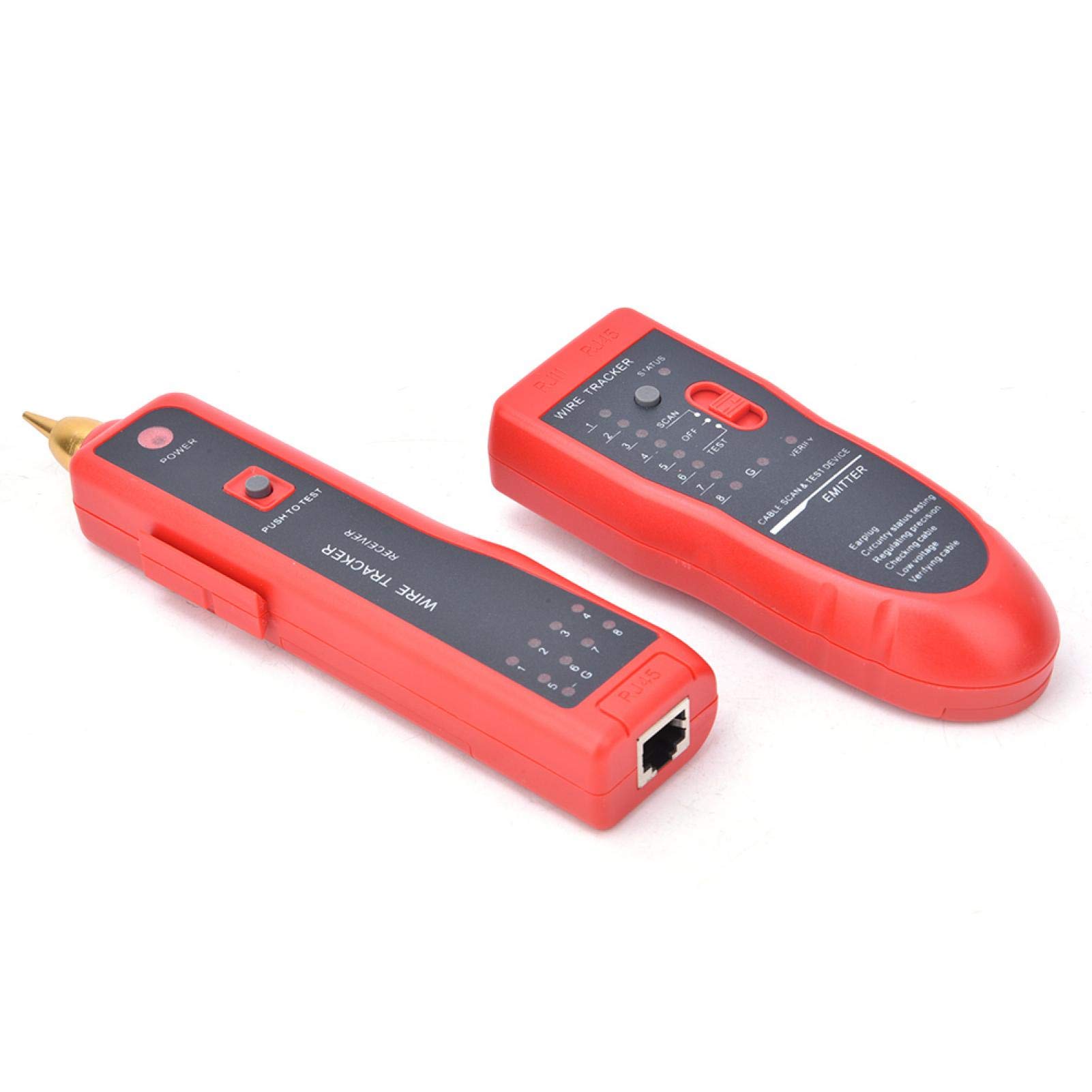 Ubersweet® Wire Tracker, Detector Line Finder Wire Locator, Multi-Audio Pulse for Video Cable Electronic Telephone Line ||-image-28