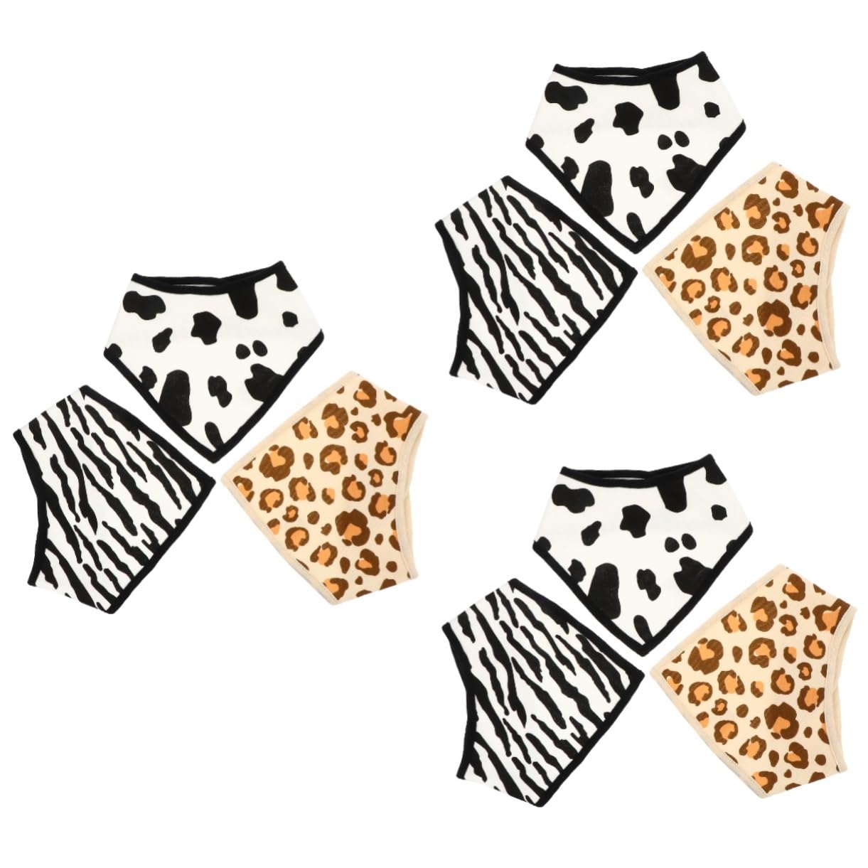 UPKOCH 3 Pezzi Bavaglino Bavaglino Bavaglino Per L'Allattamento Del Bavaglini A Triangolo Per Bambini Sciarpa A Triangolo Per Bambini Per L'Alimentazione Del