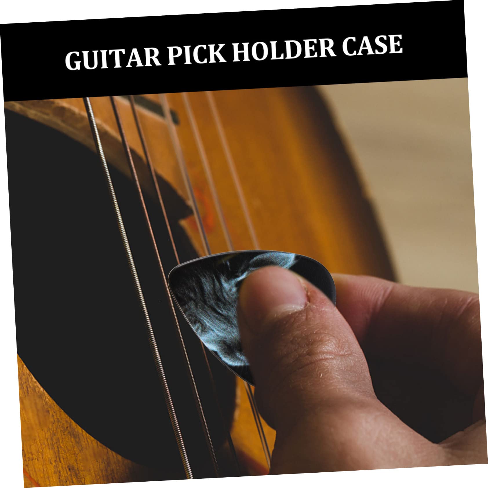 ifundom 4sets Plettri Per Chitarra Celluloide Con Design Creativo Accessori Per Chitarra Acustica Ed Elettrica Facili Da Trasportare e Maneggiare Per Musicisti Di Tutti