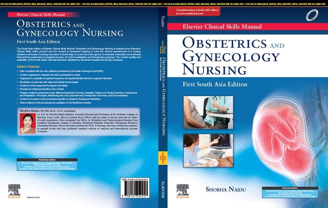 Elsevier Clinical Skills Manual Vol 4 OBG Nursing, First South Asia Edition